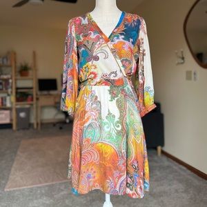 🔮Zara Wrap Mid-Sleeve Mini Dress🔮